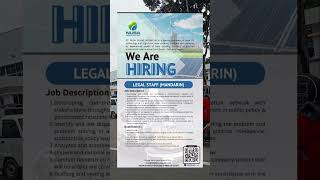 Loker legal Staff PT Nusa solar Indonesia ordalbatam infolokerbatamterupdate [upl. by Epilihp]