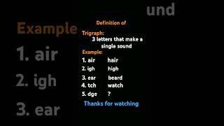 What is Trigraph study english education spelling [upl. by Kirsch131]