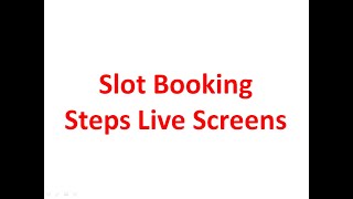 eUparjan  Slot Booking Process Step By Step Discussion using Live Screens  स्लॉट बुकिंग प्रक्रिया [upl. by Soirtimid253]