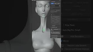 quick and easy rig in Blender Syncatto  Blossom blenderustad [upl. by Lounge]