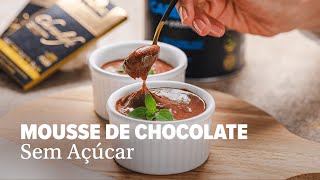 MOUSSE DE CHOCOLATE SEM AÇÚCAR  RECEITAS ESSENTIAL [upl. by Betthezul188]