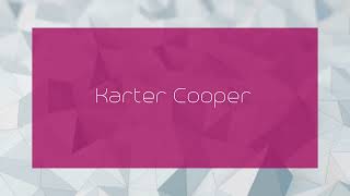 Karter Cooper  appearance [upl. by Lem944]