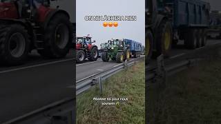 In frankreich rollen die traktoren ❗️🇫🇷🚜 bauerndemo protest konvoi [upl. by Inalel]