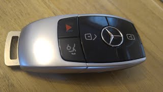 Mercedes Benz Key Fob Battery Replacement  Change  DIY [upl. by Lucic]