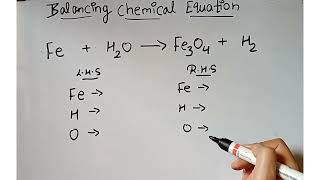 Trick to Balance chemical Equation class 10 [upl. by Booker]