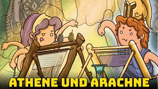 Athena und Arachne Das Mädchen das die Göttin herausforderte  Animierte Version [upl. by Spalla]