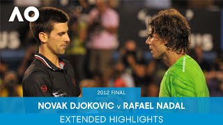 Novak Djokovic v Rafael Nadal Extended Highlights  Australian Open 2012 Final [upl. by Greg]