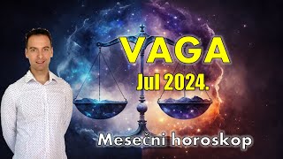 HOROSKOP ZA JUL 2024 VAGA horoskop [upl. by Htedirem]