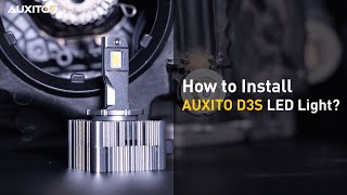 How to change D3S headlight bulb  Upgrading HID bulbs to LED bulbs [upl. by Icul]