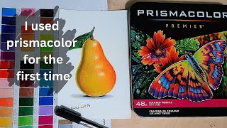 I used prismacolor for the first timeunboxing prismacolor [upl. by Ecydnak]