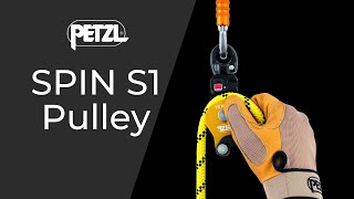 Petzl SPIN S1 compact efficient single pulley with swivel Model P002AA00 [upl. by Risser723]