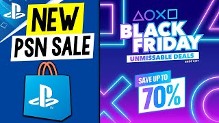 GIGANTIC NEW PSN BLACK FRIDAY SALE LIVE NOW 1100 PS4PS5 Deals Brand New 2023 Games CHEAPER [upl. by Nnahgem90]