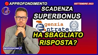 Agenzia lavori non terminati e cessione del credito 2023  Scadenza SUPERBONUS 110 ultime notizie [upl. by Mitzi850]