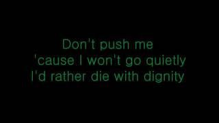 Bullet for my Valentine  Dignity lyricsHD [upl. by Yesdnik]