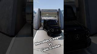 Mercedes G wagon vs Giant Crusher in BeamNG Drive viralvideo shorts [upl. by Radie]