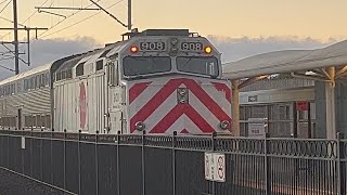 Caltrain meetup at Millbrae  Caltrain  4K  9724 [upl. by Eidob532]