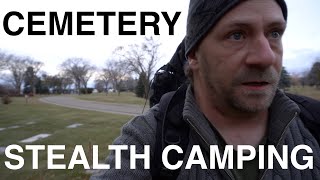 Stealth Camping Behind Cemetery [upl. by Airdnalahs]