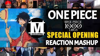 ONE PIECE Episode 1000 Special Opening  Reaction Mashup [upl. by Carter]