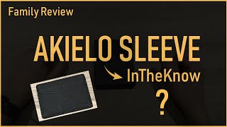 Akielo WalletSleeveCard Holder Review and Unbox [upl. by Dara]