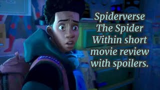 Spiderverse The Spider Within short movie review with spoilers [upl. by Ydnal]