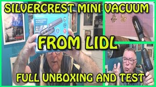 Silvercrest Mini Cordless Vaccuum Cleaner from Lidl Full Test And Review [upl. by Ainos]