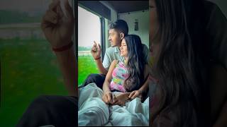 Train romance করতে গিয়ে বকা খেলাম 🥹🧿  minivlog shorts couplevlog travelwithbf [upl. by Nnahgiel551]