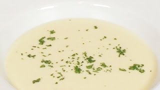 Vichyssoise Crema fria de Puerros y Patatas [upl. by Aisatsanna]