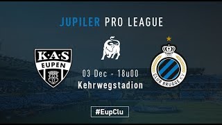 EUPEN  CLUB BRUGGE  Matchverslag  20172018 [upl. by Zara302]