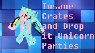 Insane Crate Keys and Drop it Unicorn PartiesBeanBlockz Survival [upl. by Niamart952]