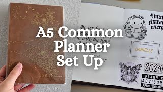 Sterling Ink A5 Common Planner FULL Set Up and Flip Through  2024 Planner Set Ups [upl. by Valentino]