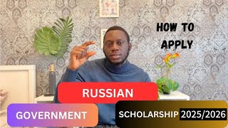 Russian Government Scholarship Application Guide  Education in Russia Guide  Study in Russia [upl. by Lyred]