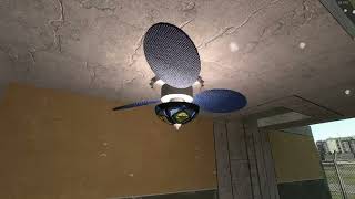 52quot Monster Breeze Boca Raton Remote Ceiling Fan Demo [upl. by Latin]