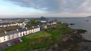 Welcome to Islay Drone Footage of Port Ellen [upl. by Allets]