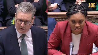 HIGHLIGHTS Keir Starmer laughs at Kemi Badenoch’s “fantasy questions” at PMQs [upl. by Nalrah]