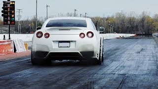 1100hp Nissan GTR  AROUND THE BLOCK [upl. by Ott550]