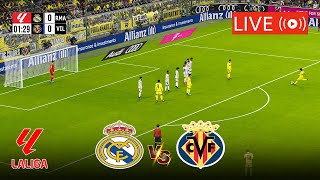 🔴LIVE REAL MADRID VS VILLARREAL LIVE FULL MATCH STREAMING  SPAINN LA LIGA LIVE TODAY [upl. by Htebasyle904]