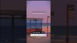 봄날 Spring Day BTS Lyrics💜 bts kpop song lyrics springday shorts trending [upl. by Mccowyn570]