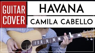 Havana Guitar Cover Acoustic  Camila Cabello  Onscreen Chords [upl. by Lhadnek]