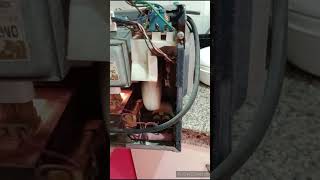 Microwave oven fan motor defective sealcooling youtubeshorts microwaveovenfanmotorreplace [upl. by Haskel259]