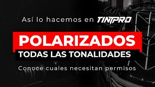 Conoce las Tonalidades de Polarizado para tu Auto  Guía Completa de TintPro [upl. by Ibbob]