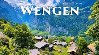 Lauterbrunnen  Wengen Switzerland 4K  Amazing Beautiful Villages in Switzerland Travel Vlog [upl. by Levenson]