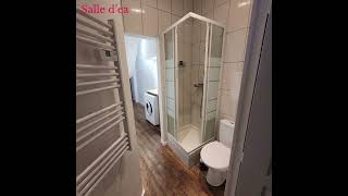 📢 Location meublé apt T3 Brive Hyper Centre  51m2  2 chambres  CALME et VUE SUR LES TOITS 🤩 [upl. by Analaj]