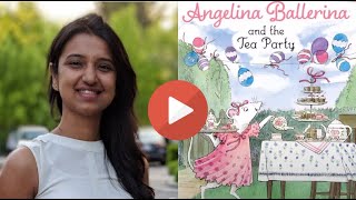 Angelina Ballerina and the Tea Party by Katharine Holabird Kids story book reading by Kanika Jain [upl. by Gorey]