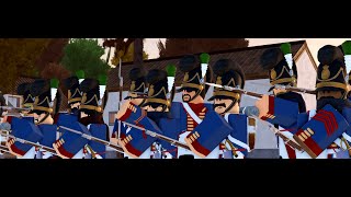 Premier Corps vs Naples amp FC  Bavarian Schützen POV  Roblox Napoleonic Wars [upl. by Narahs]