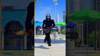 Ghostface Saving Darling From Giant Spiders shorts spiderman gta5 [upl. by Lyckman]