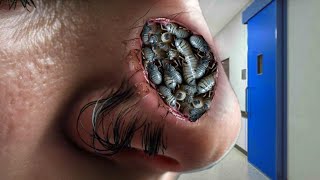 ASMR Animation Dont Lose Hopes  ASMR Deep Cleaning Naak Treatment  ASMR Bulk Larva [upl. by Anahtor]