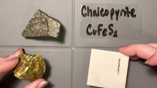 Minerals  Sulfides  Chalcopyrite [upl. by Evaleen233]