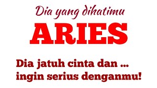 ARIES  Dia jatuh cinta dan ingin serius denganmu [upl. by Kcirdnekal462]