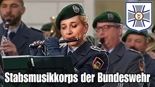 Marschmusik mit dem Stabsmusikkorps der Bundeswehr  Serenade für König Charles III  Wachbataillon [upl. by Ybot]