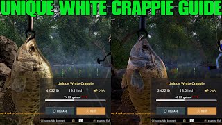 Unique White Crappie Guide  At Neherrin River  Fishing Planet [upl. by Qifar441]